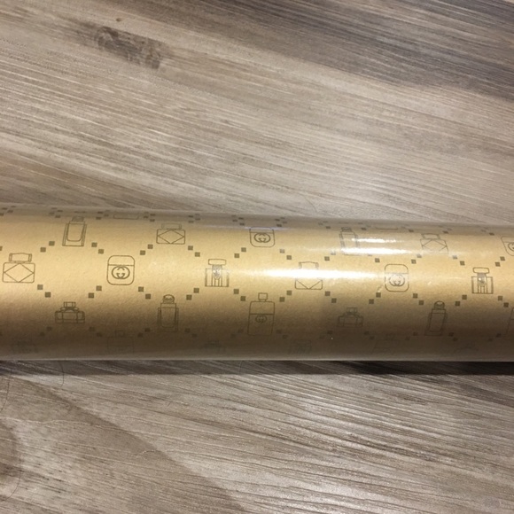 Gucci Party Supplies Authentic Gucci Gold Wrapping Paper Poshmark